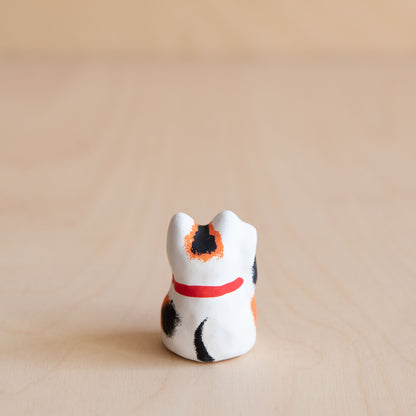 Maneki Neko Calico - Tricoloured, Good Fortune