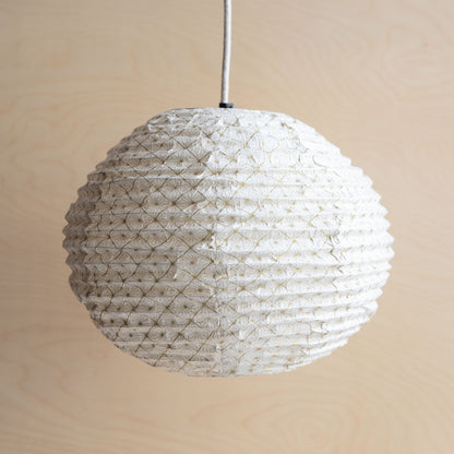 Lokta paper lampshade - Gold Japanese star