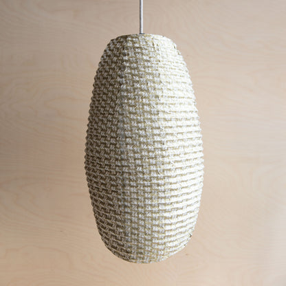 Lokta paper lampshade - YinYang gold