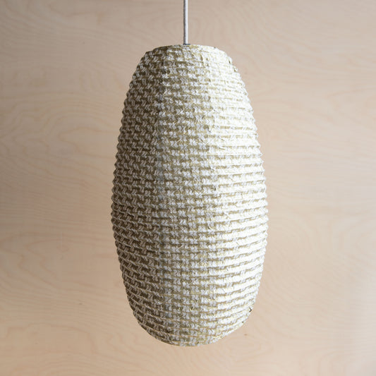 Lokta paper lampshade - YinYang gold