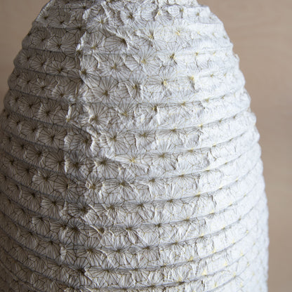 Lokta paper lampshade - Long Japanese star gold