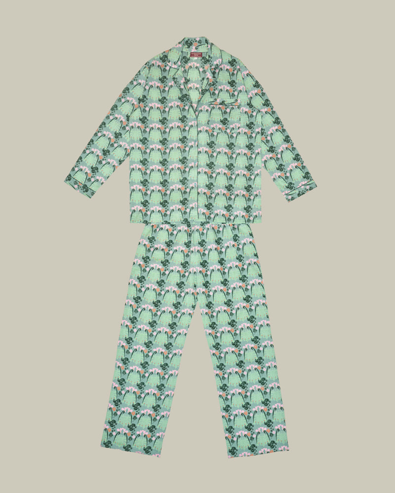Les Touristes Cotton Pyjamas - William Sage Green