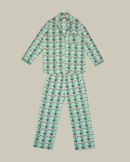 Les Touristes Cotton Pyjamas - William Sage Green