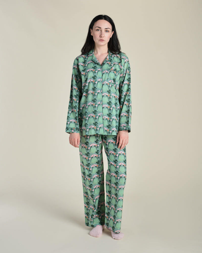 Les Touristes Cotton Pyjamas - William Sage Green