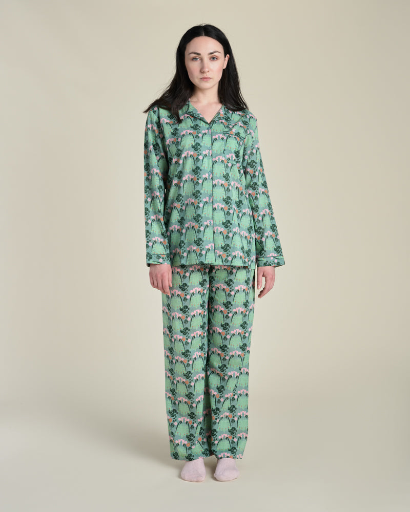 Les Touristes Cotton Pyjamas - William Sage Green
