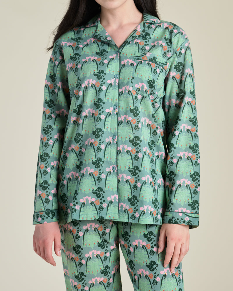 Les Touristes Cotton Pyjamas - William Sage Green