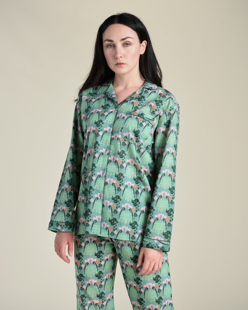 Les Touristes Cotton Pyjamas - William Sage Green
