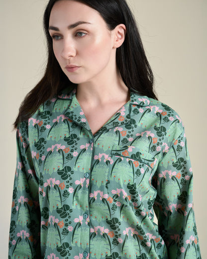 Les Touristes Cotton Pyjamas - William Sage Green