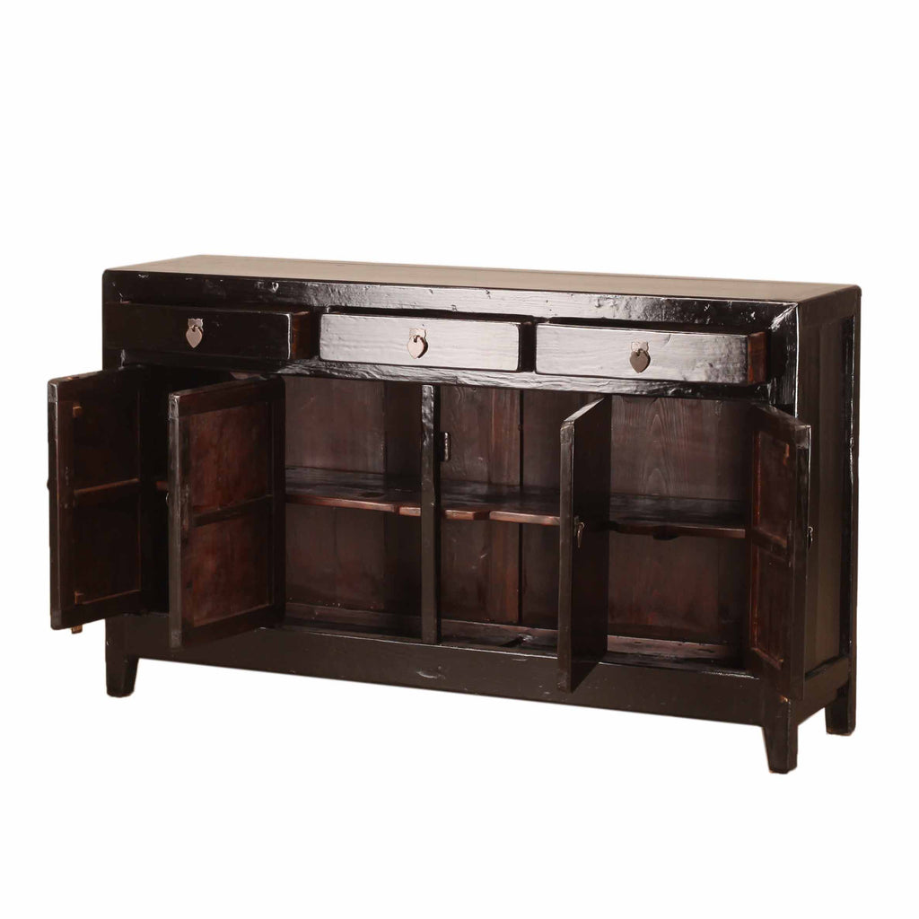 Vintage Chinese Black Cabinet from Dongbei - 03