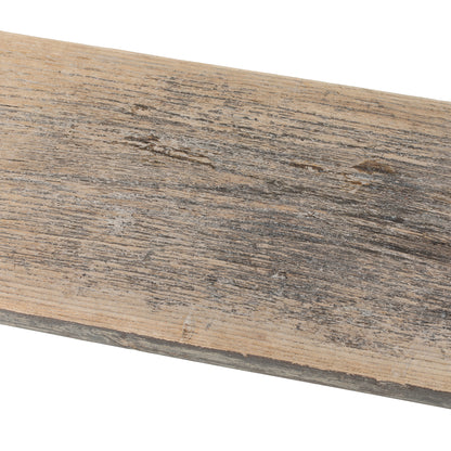 Close-up of Vintage Chinese elmwood bench surface 