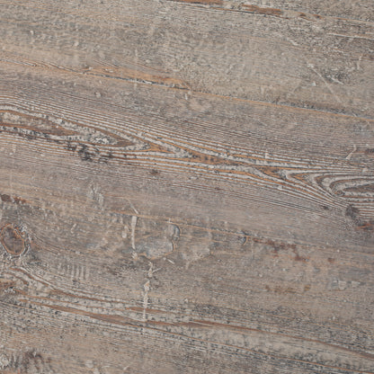 Close-up of  textured Elmwood on vintage Chinese Coffee table