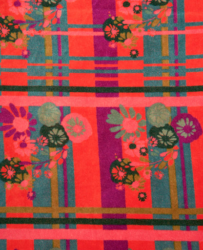 Les Touristes Long Velvet Dressing Gown - Dundee Orange