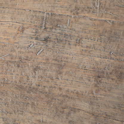 Close-up of texture of elmwood vintage coffee table