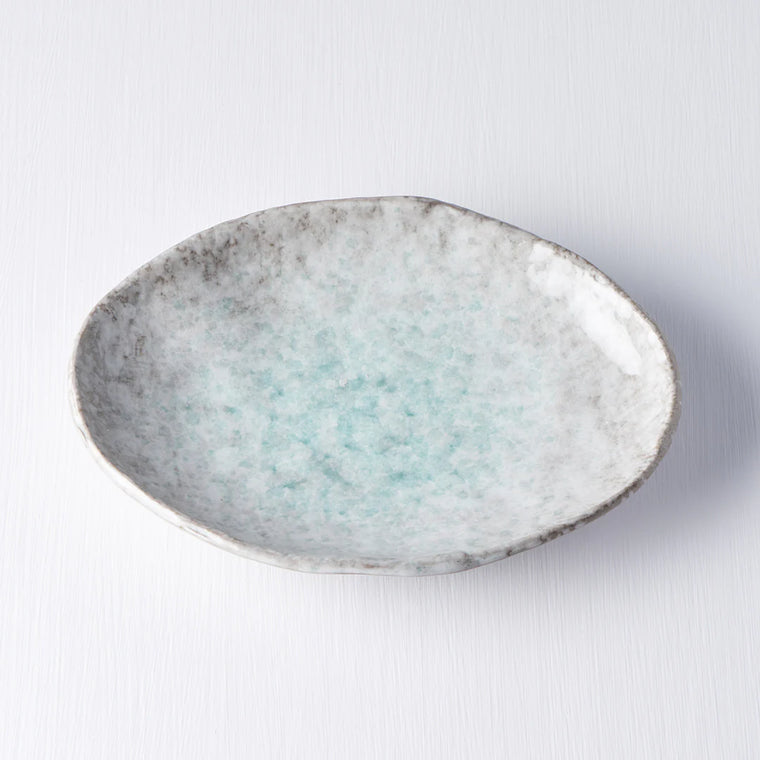 Aqua Splash oval plate-20cm