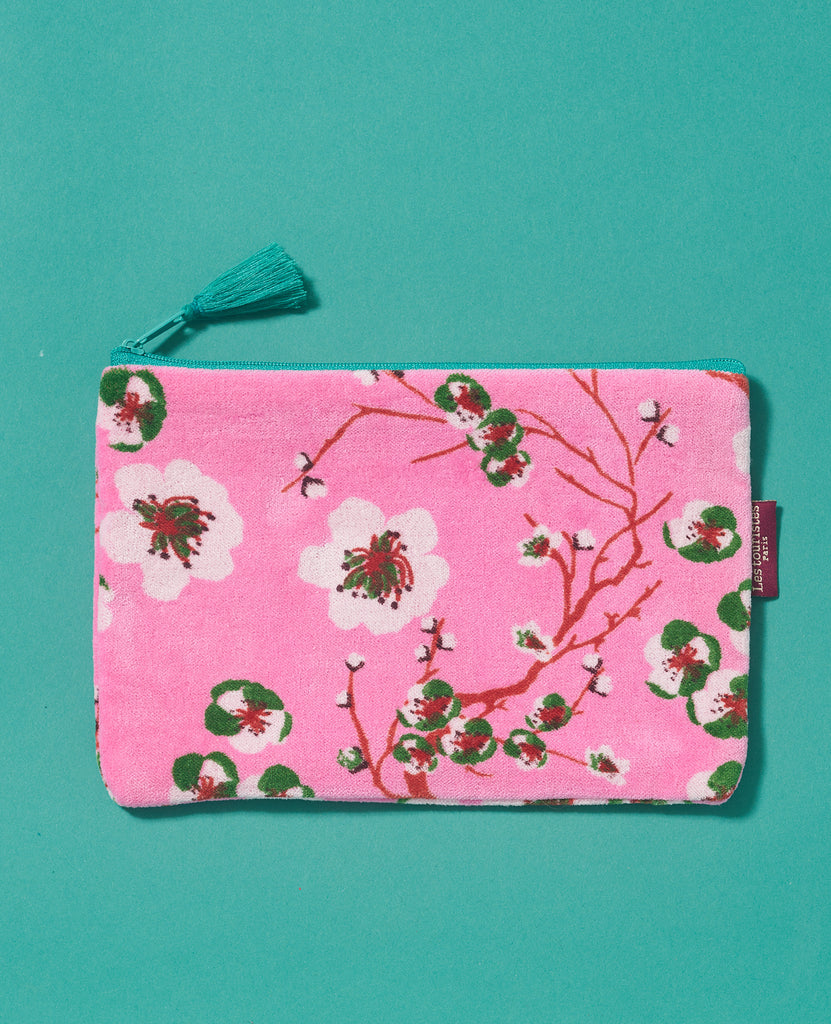Cotton Cosmetics Bag - Blossom Pink