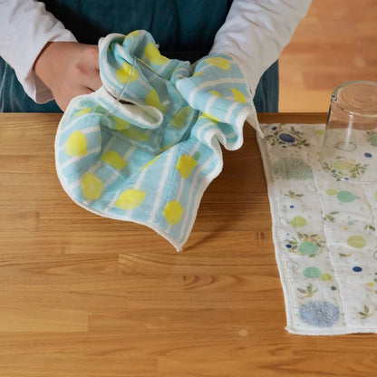 Printed Japanese Dishcloth - Good Fortune