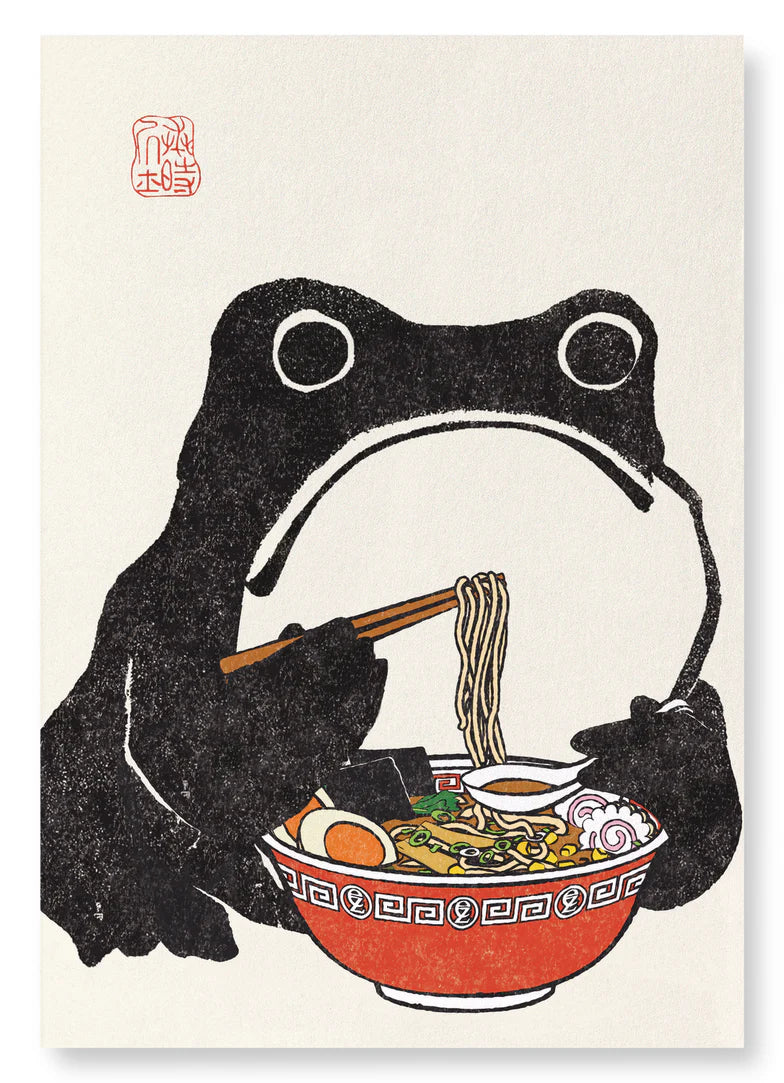Ramen Frog print