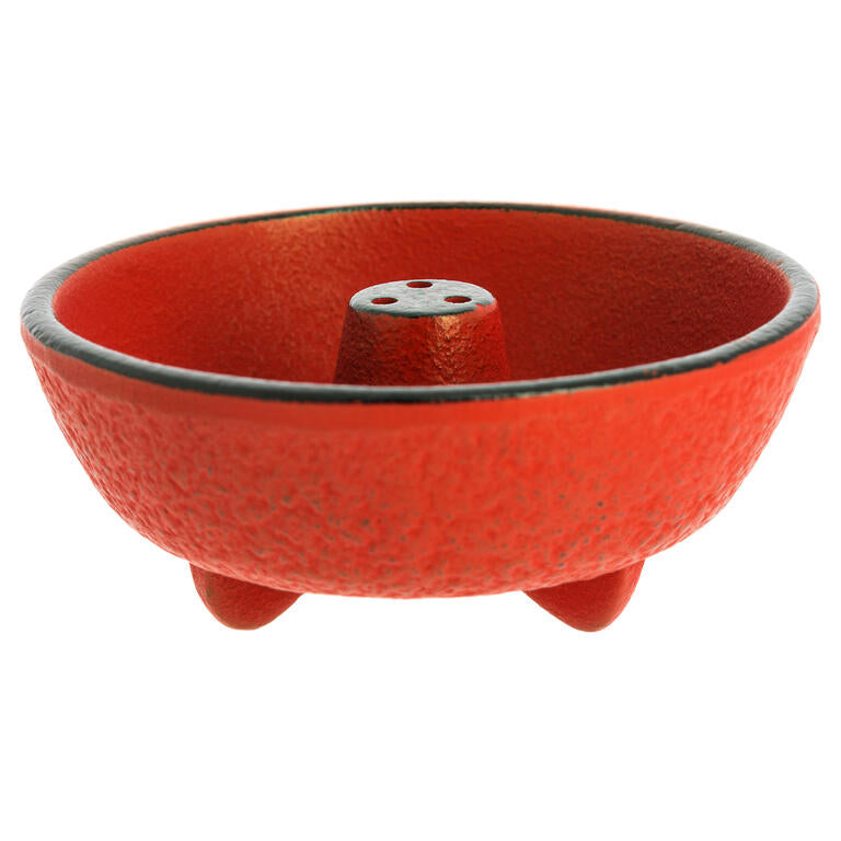 Iwachu Cast Iron Incense Burner - Red