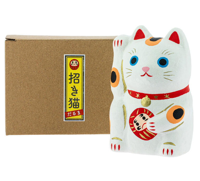 Maneki Neko Daruma - Calico
