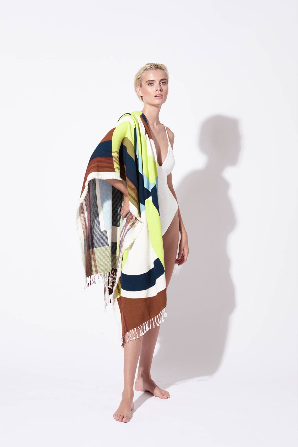 Lime Supersonic Beach Towel