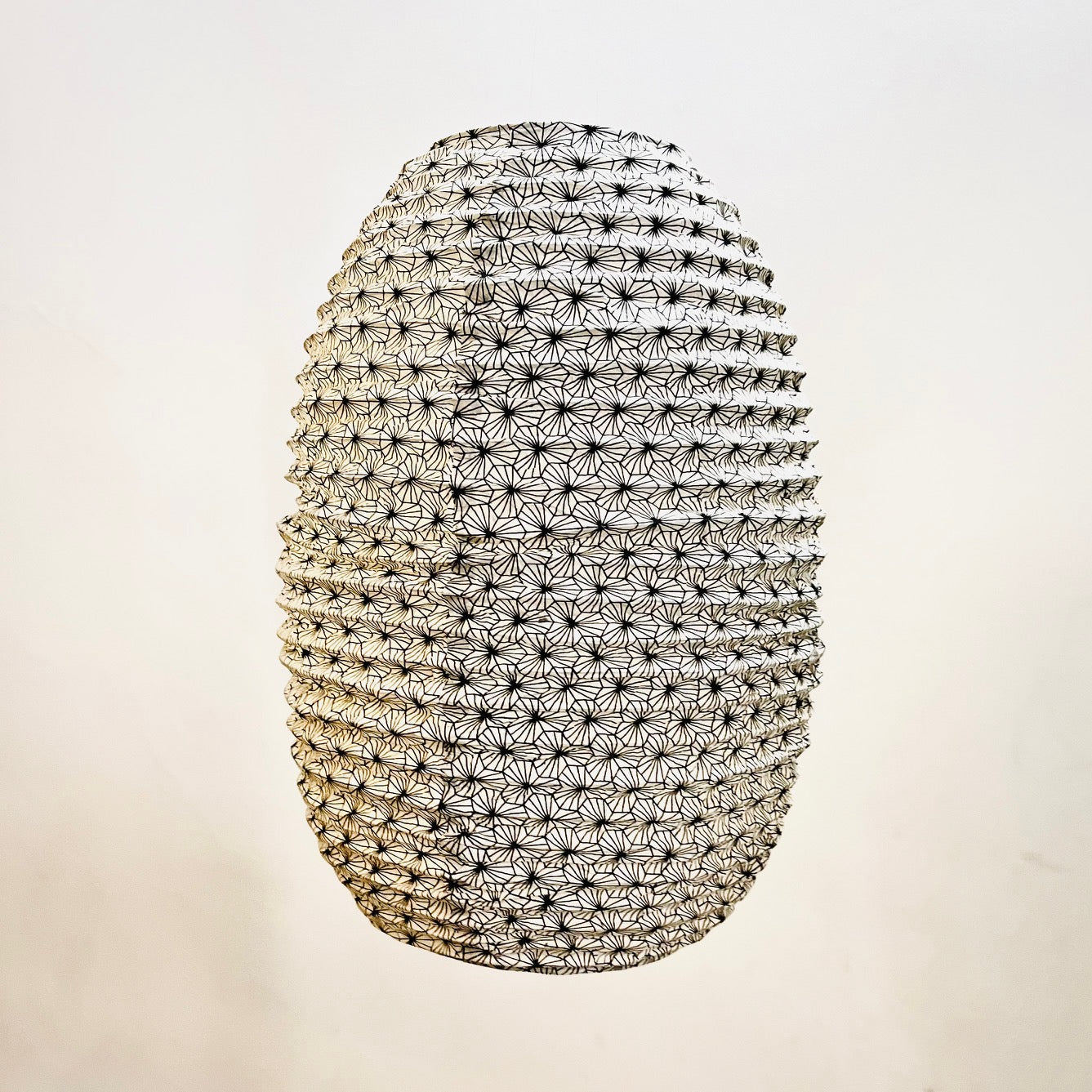 Lokta paper lampshade - long Japanese star raven