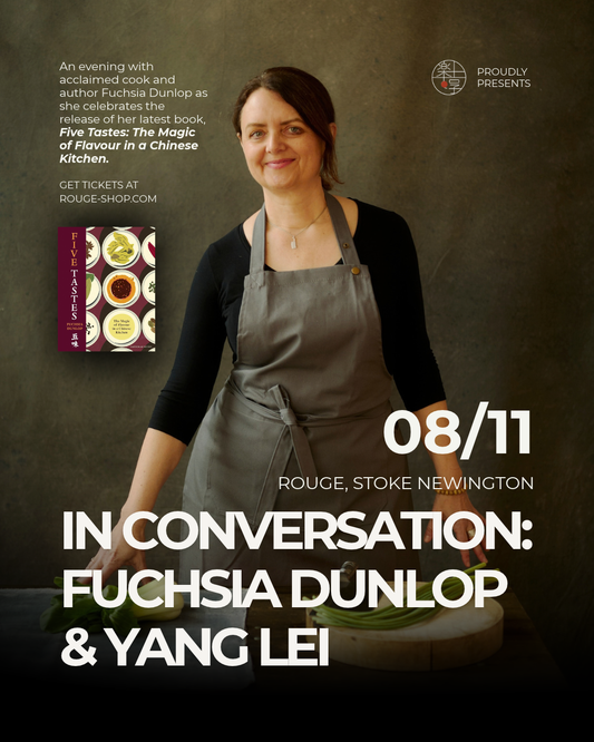In Conversation Fuchsia Dunlop & Yang Lei 5 pm - 6.30 pm Sun 8th Nov