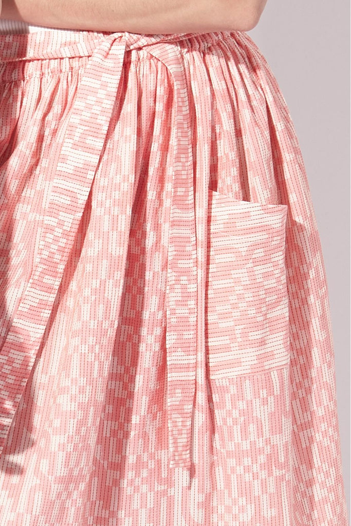 Pink Susie Damier Skirt