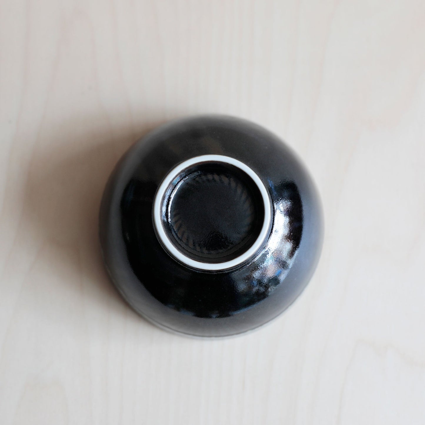 Tenmoku Ceramic Soup Bowl