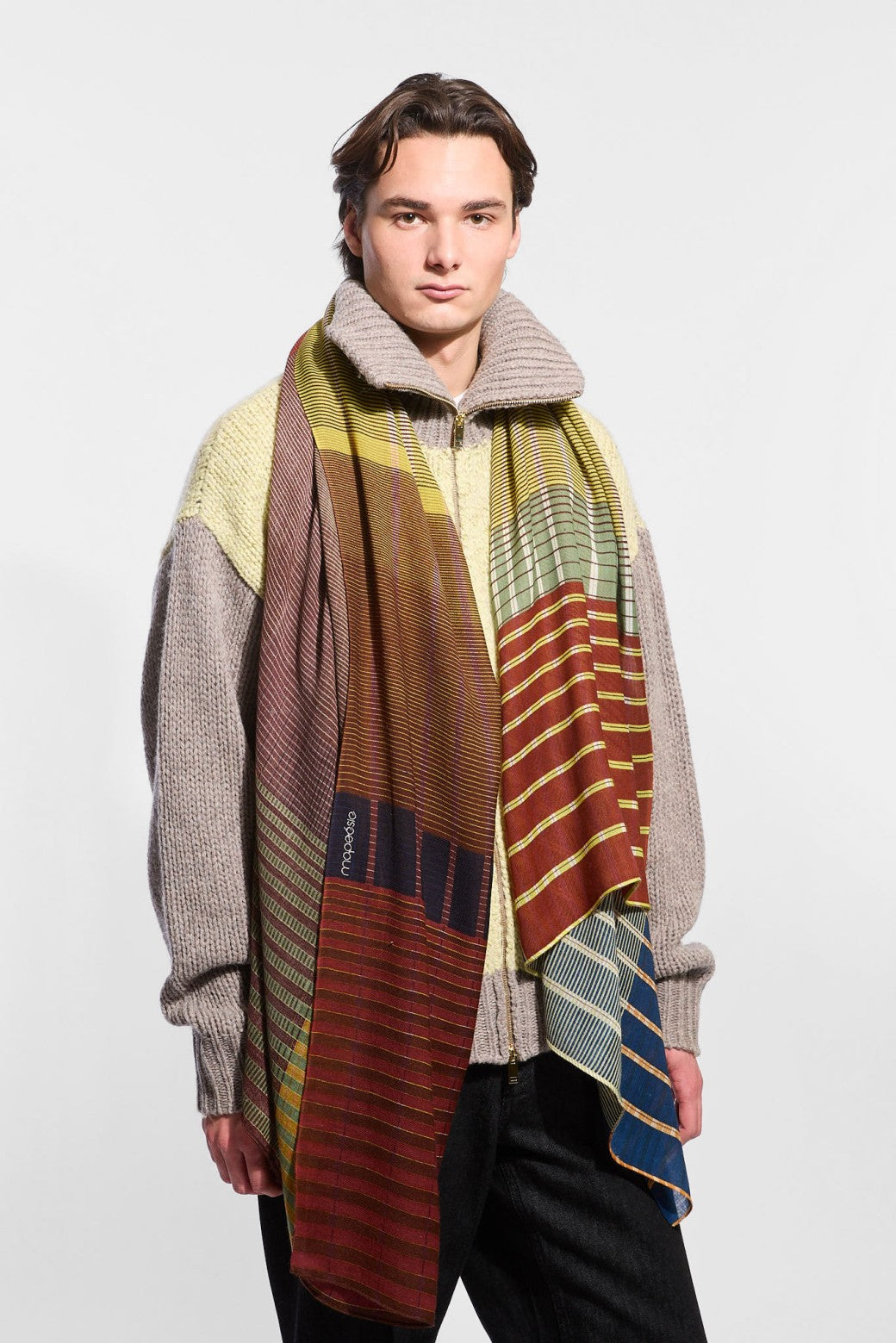 Vibrant Amber Scarf