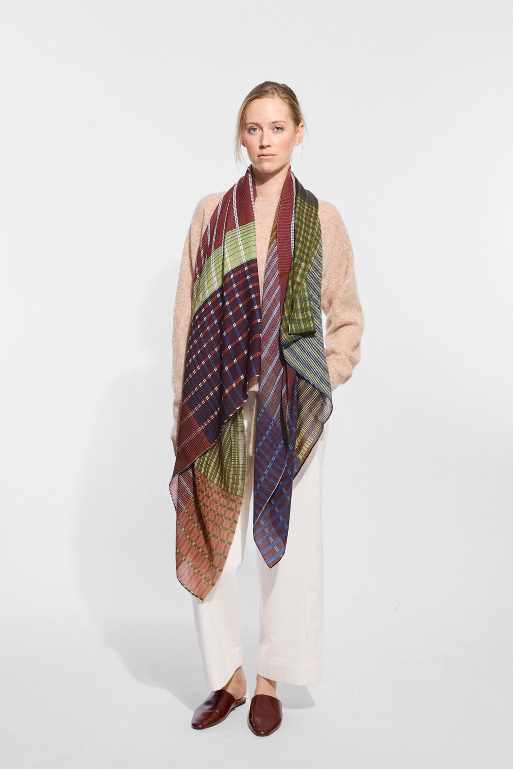 Vibrant Mahogany Scarf