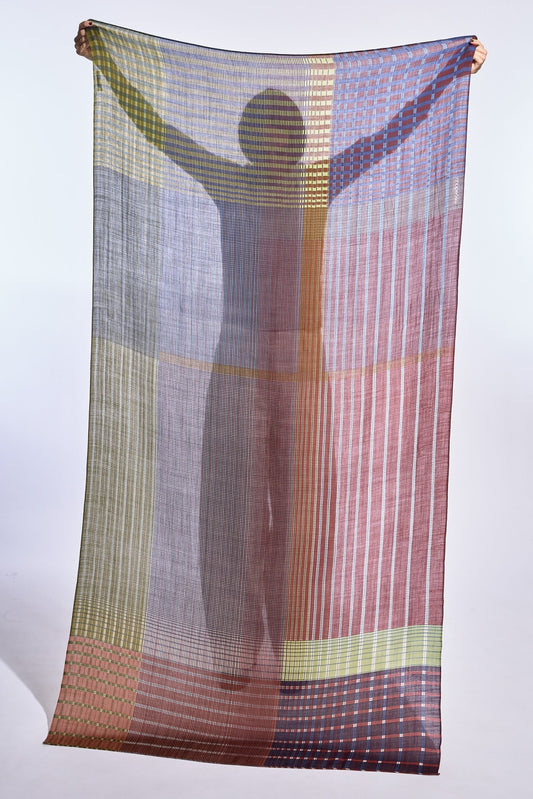 Vibrant Mahogany Scarf