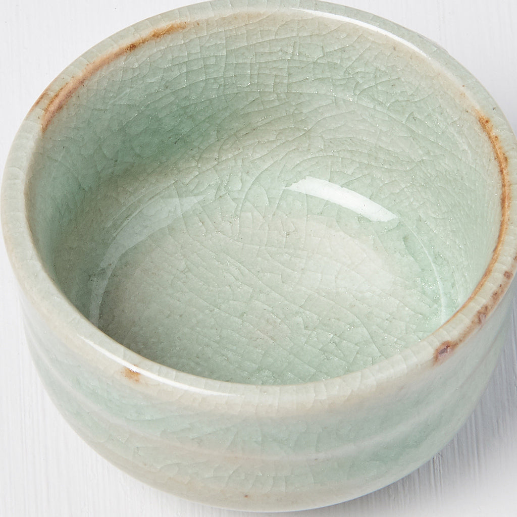 Celadon sake cup