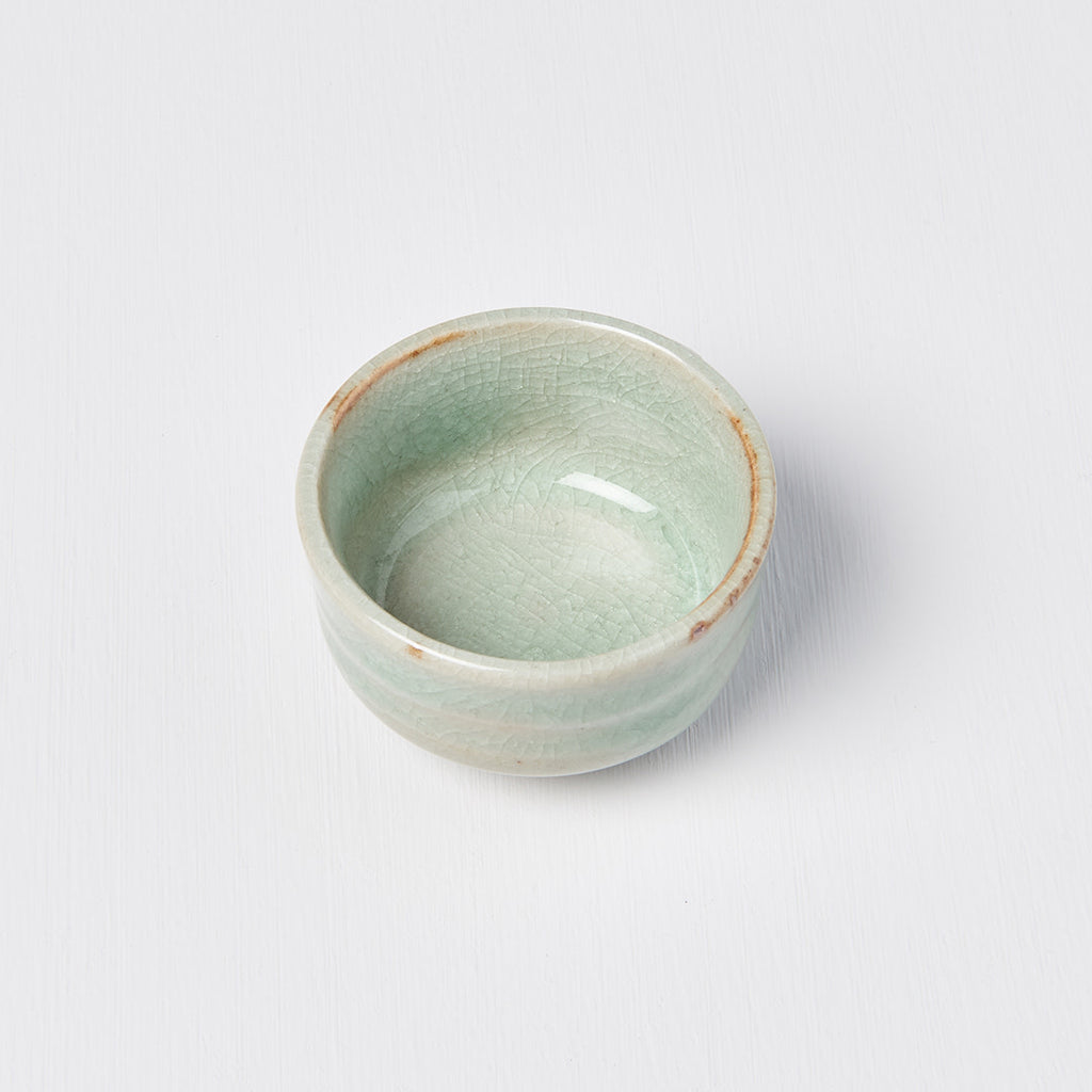 Celadon sake cup