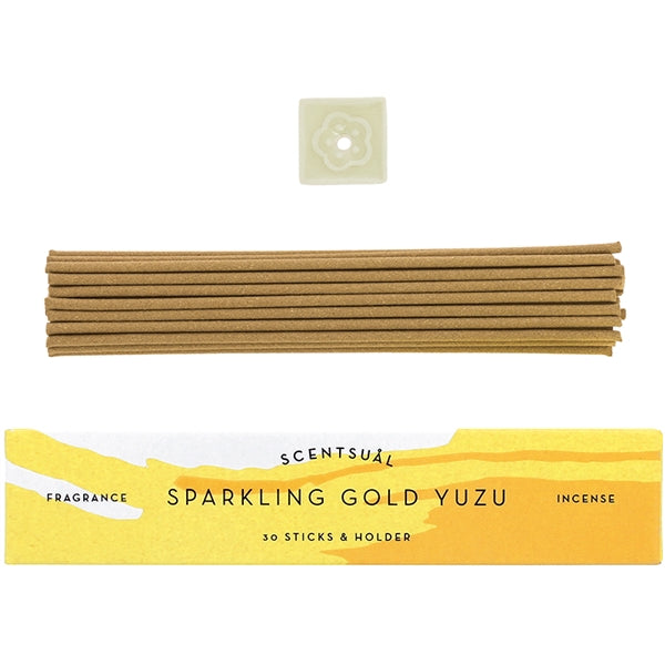 Scentsual Incense Sticks - Sparkling Gold Yuzu