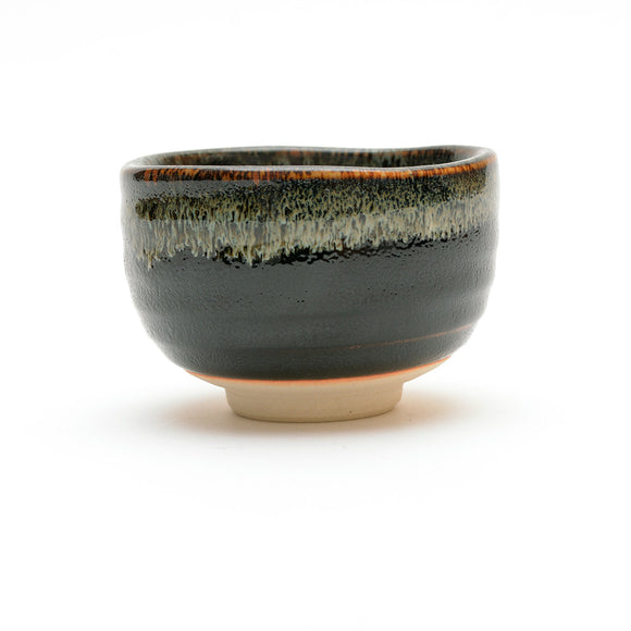 Japanese Black Drip Glaze  Matcha Tea Bowl - Chinese homewares- Rouge Shop antique stores London - city furniture