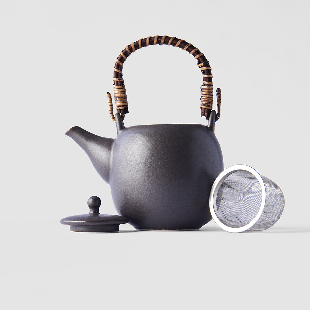 Japanese Matt Black Teapot