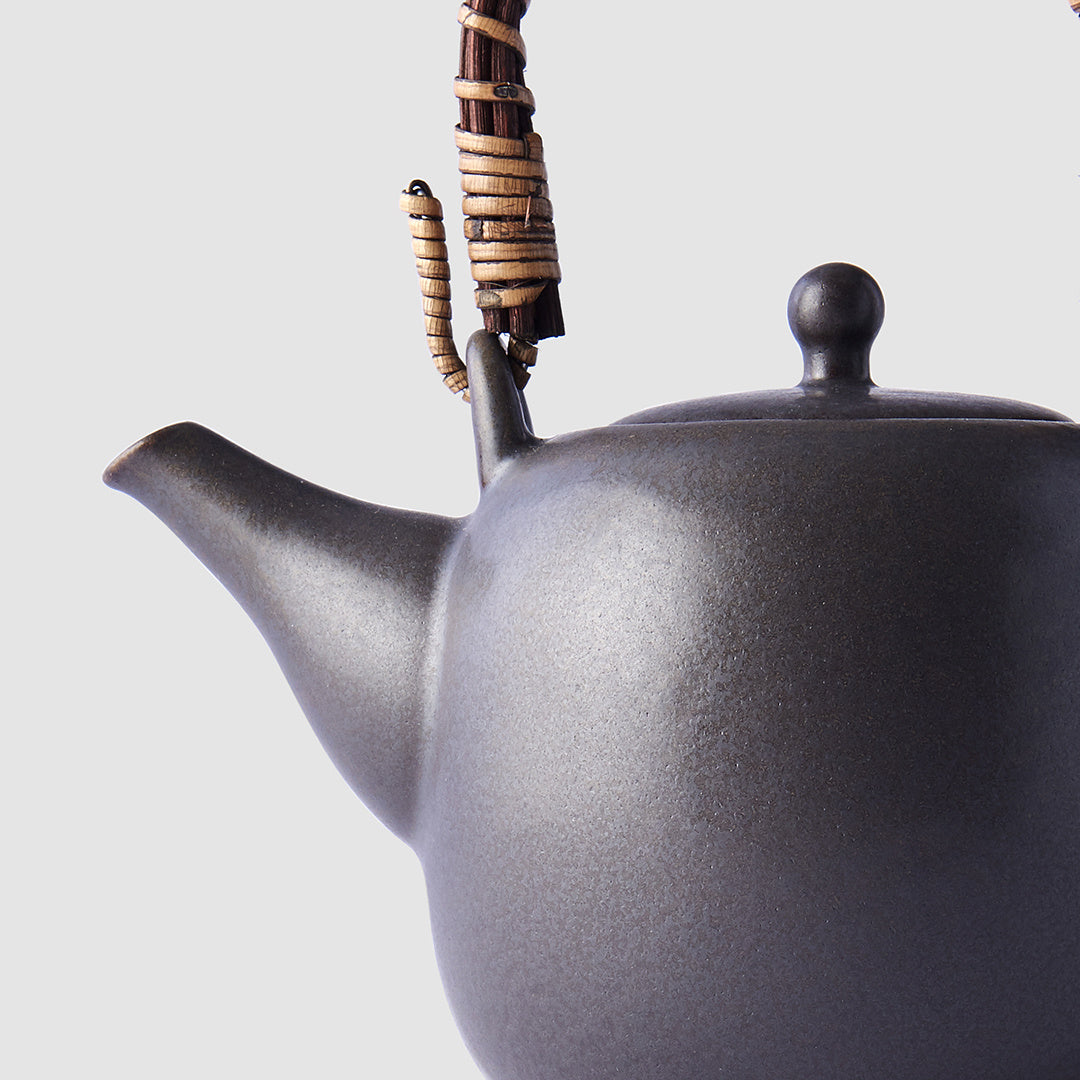 Japanese Matt Black Teapot