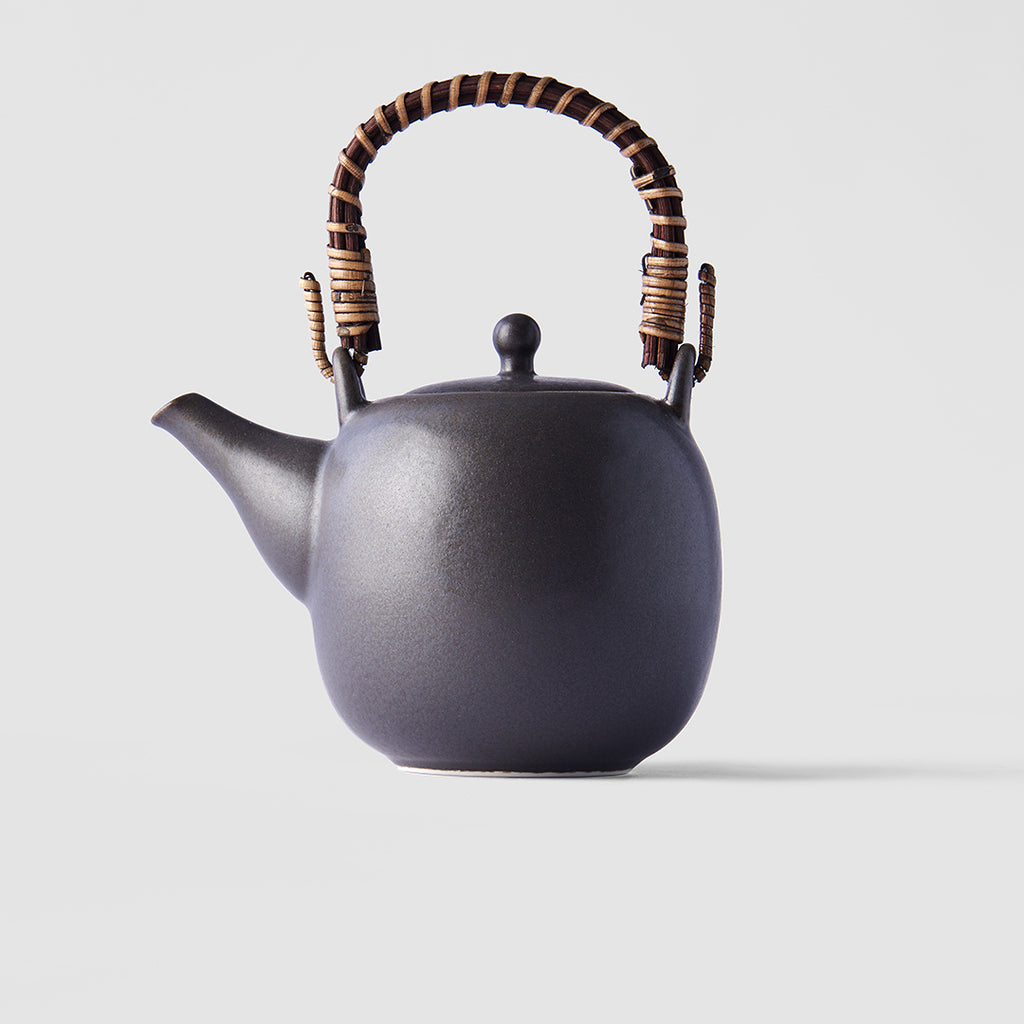 Japanese Matt Black Teapot