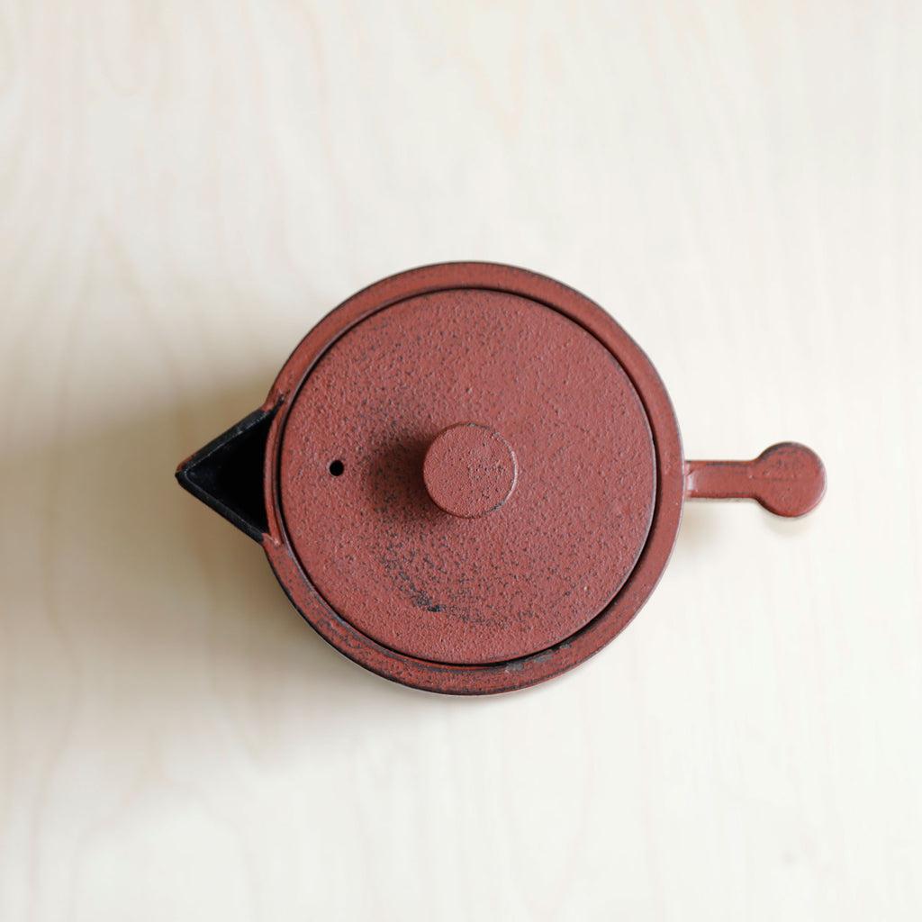 Cast Iron Coffee/Teapot - Chiisana 0.9L Red