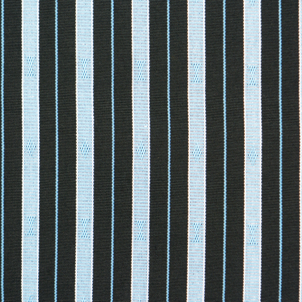 Striped Hand Woven Ifugao Pattern Cushion - Light Blue Stripes 50 x 50cm - Chinese homewares- Rouge Shop antique stores London - city furniture