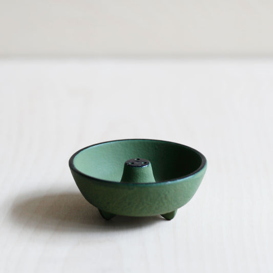 Iwachu Cast Iron Incense Burner - Green Fountain