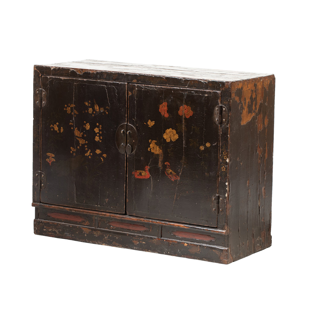 Vintage Chinese 2-Door Sitting Cabinet from Shanxi