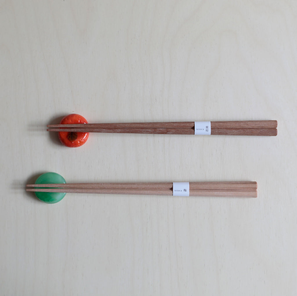 Chopstick set - Mandarin & Plum