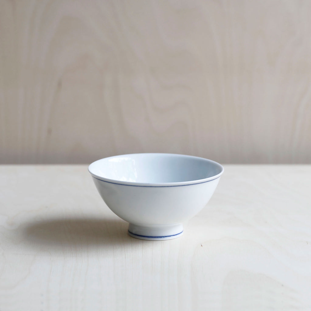 Porcelain Painted Flower Rice Bowl