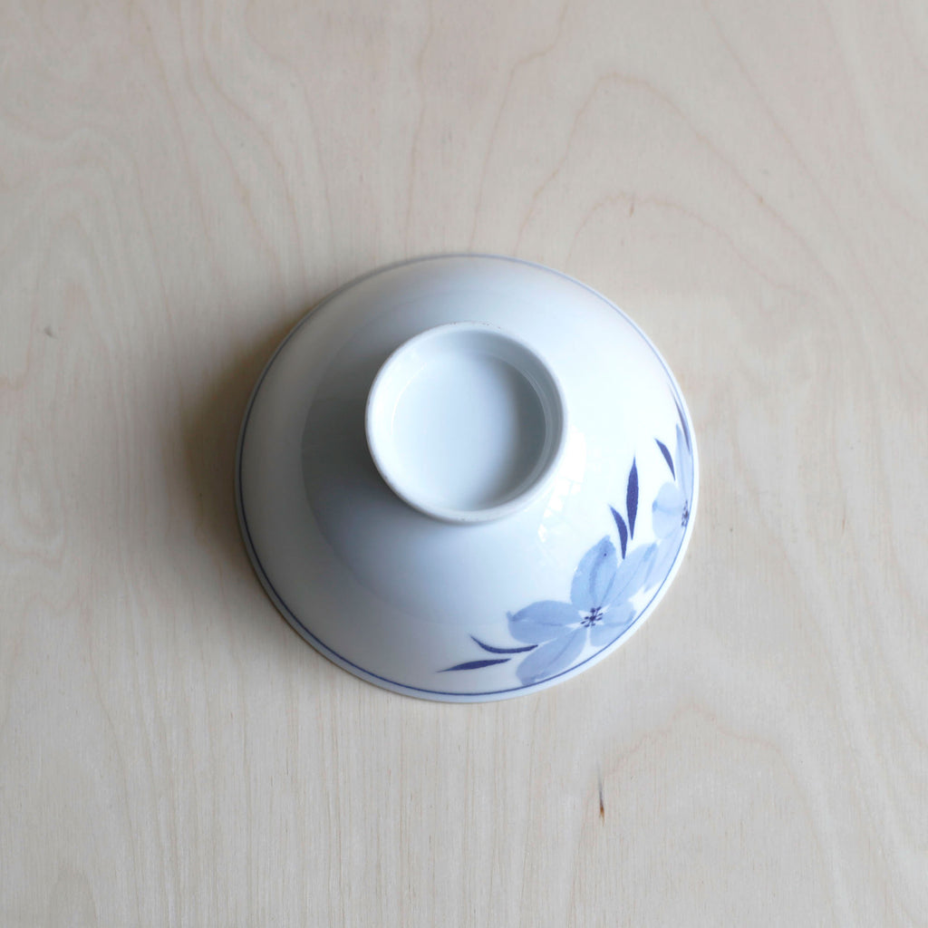 Porcelain Painted Flower Rice Bowl