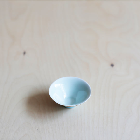 Porcelain Lake Glaze Tea Cup from Jingdezhen