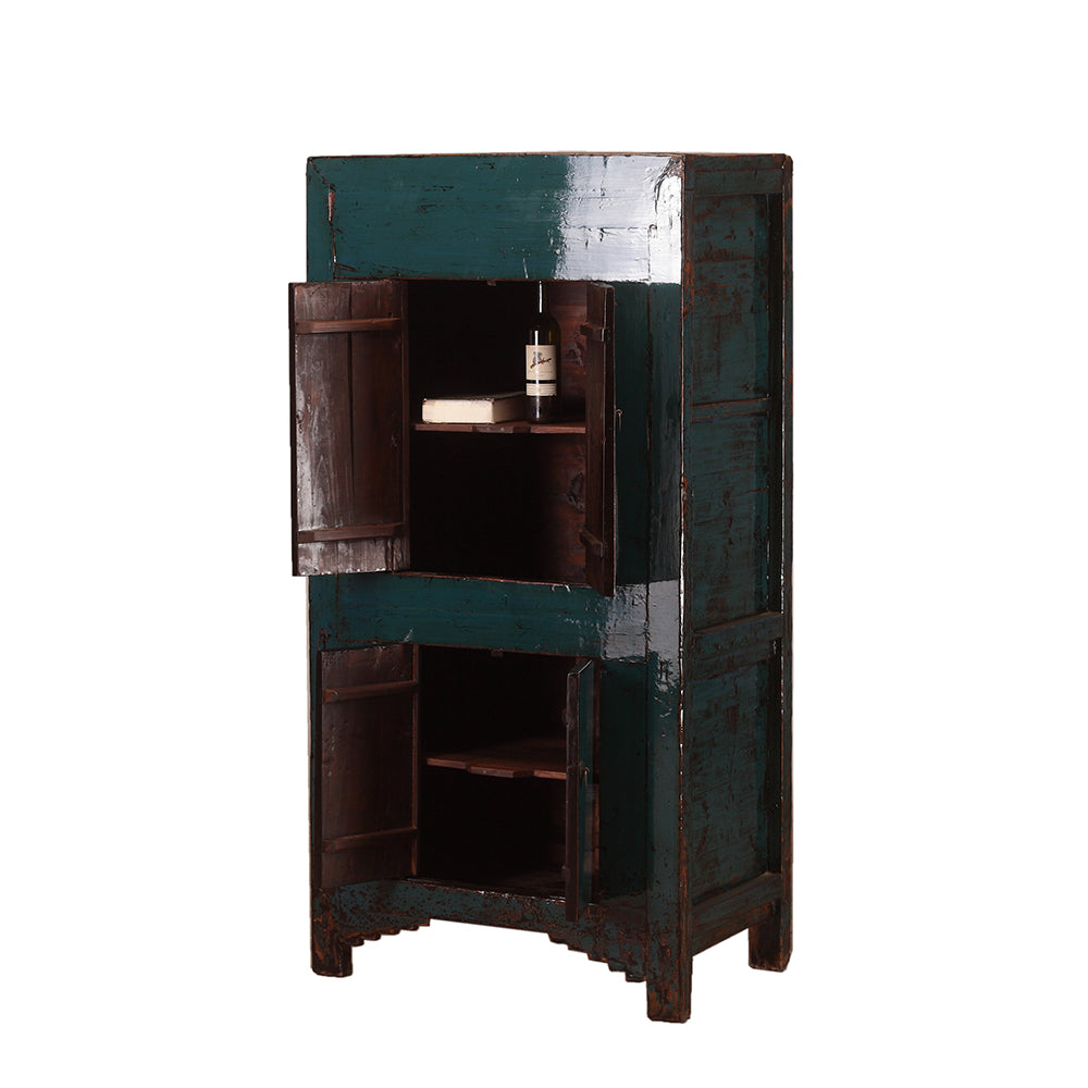 Tall Blue Cabinet from Shanxi