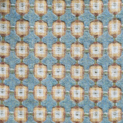 Sage and Moss Basket Weave Throw by Paulette Rollo