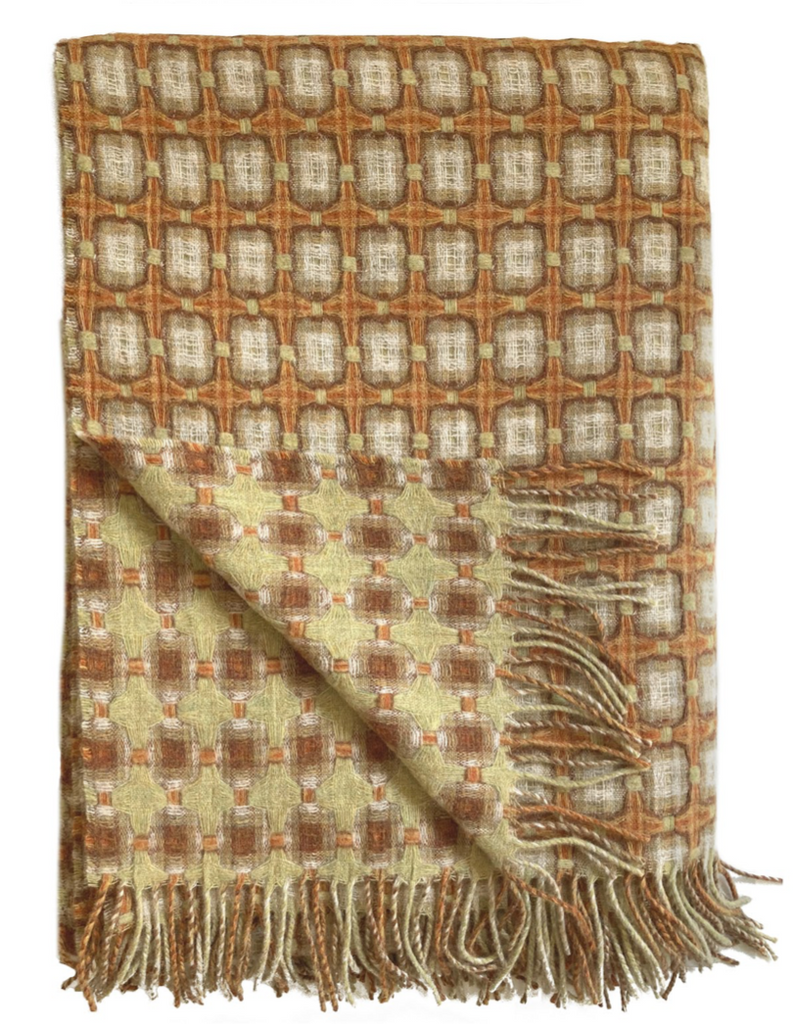 Reeds Basket Weave Throw by Paulette Rollo