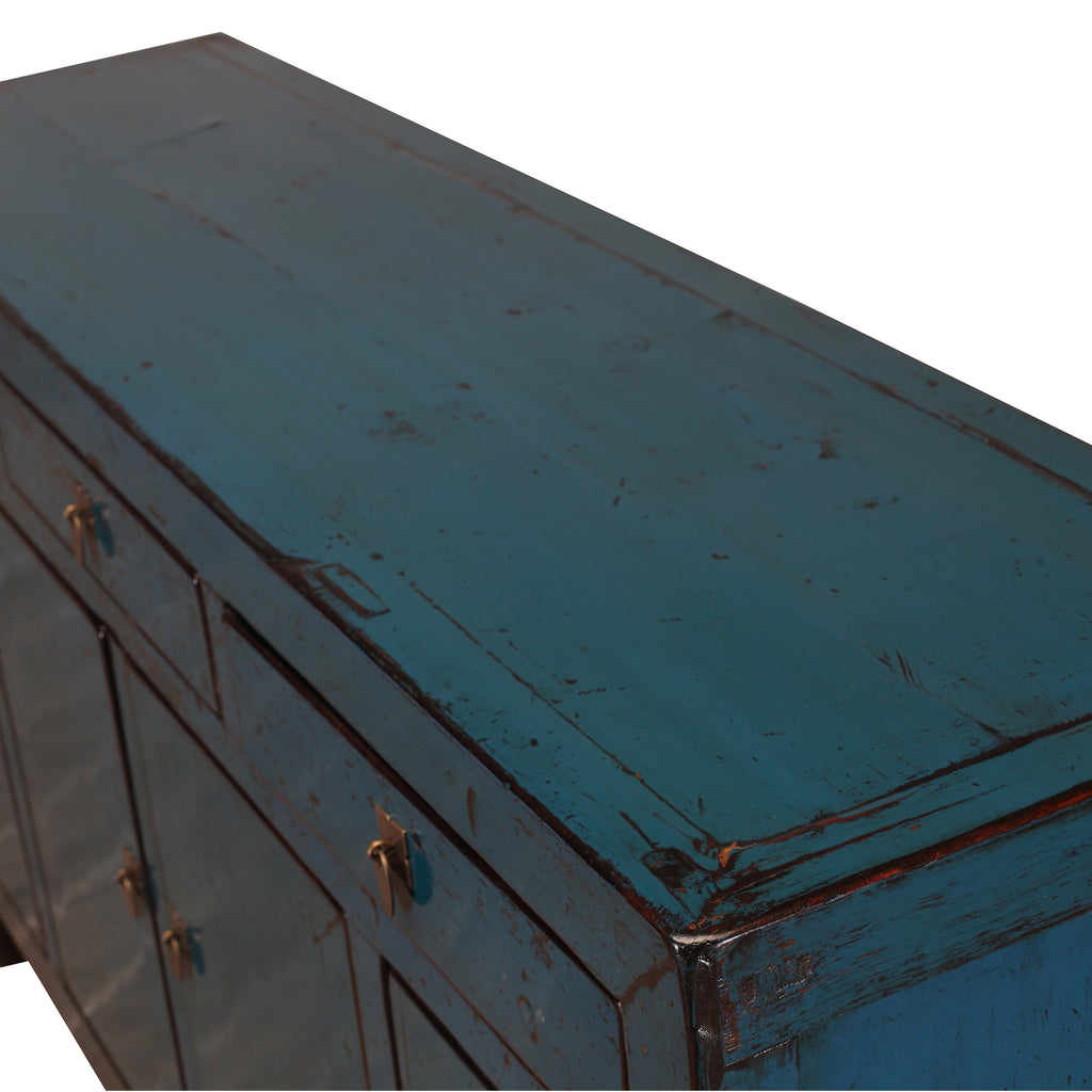 Blue Vintage Cabinet from Dongbei